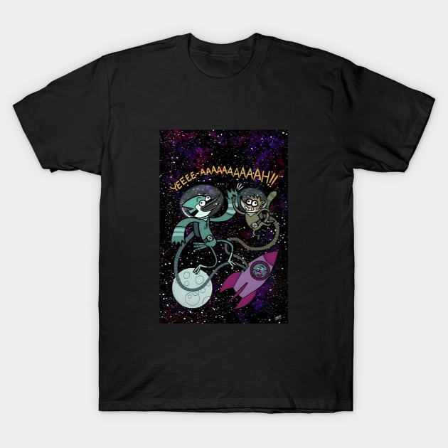 Regular show Mordecai and Rigby T-Shirt by teepubliclacreme